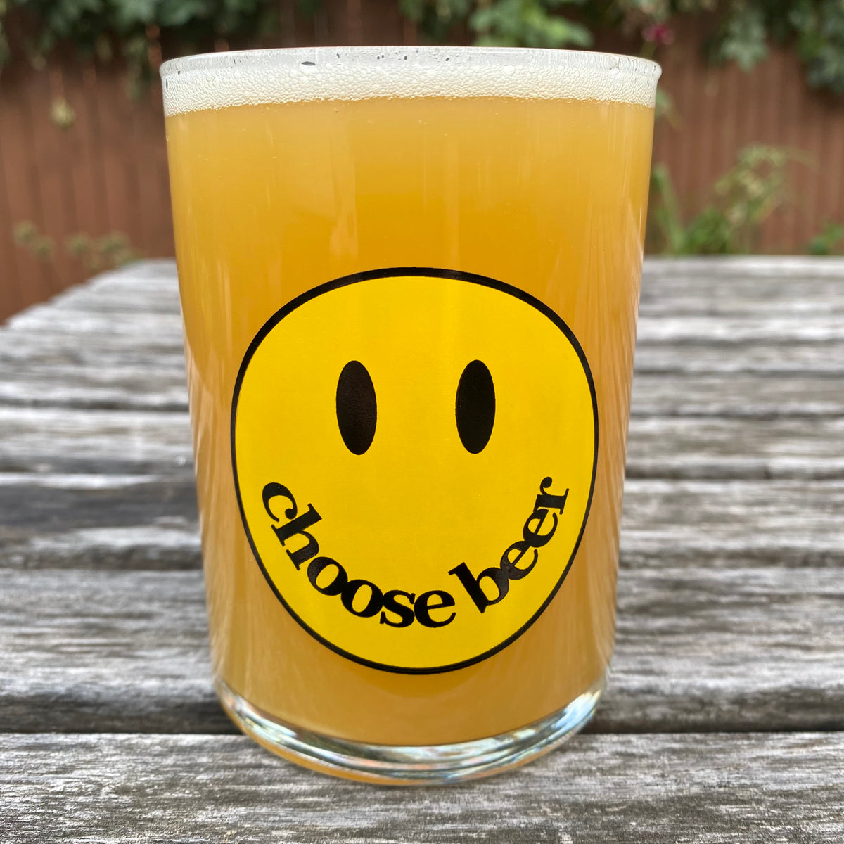 Smiley Face Beer Can Glass – Gasp