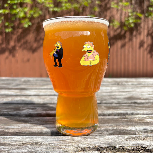 Single Product Image Thumbnail (minor imperfection) "Barney" 16oz glass *LTD EDITION* max 3pp