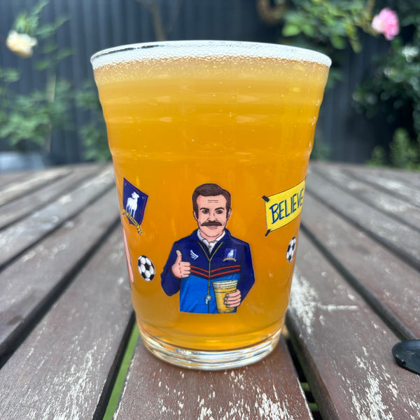 Single Product Image Thumbnail "Believe" Ted Lasso glass 16oz max 3pp