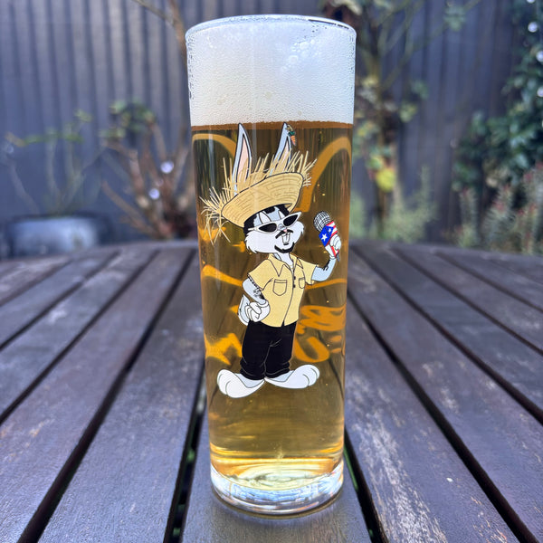 Single Product Image Thumbnail "Bad Bunny" 14oz Superbowl glass ltd edition max 2pp