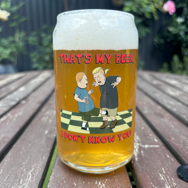 Single Product Image Thumbnail "That's my beer!" 16oz glass