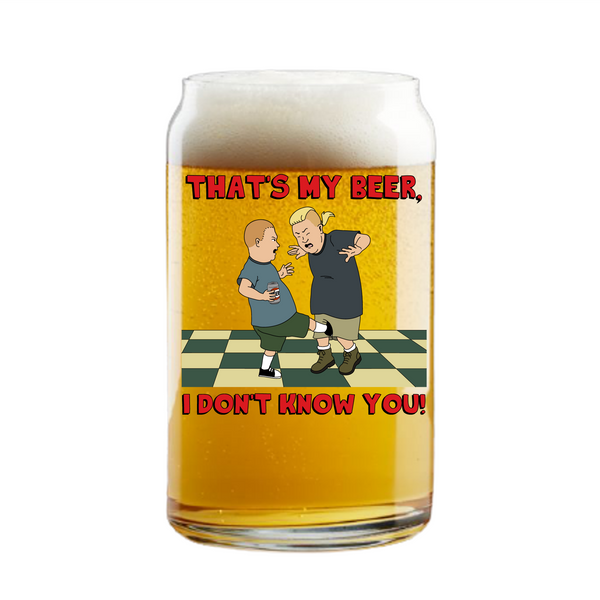 Single Product Image Thumbnail "That's my beer!" 16oz glass