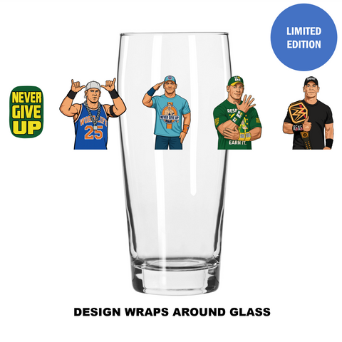<5 left "17" John Cena willi glass 16oz max 2pp