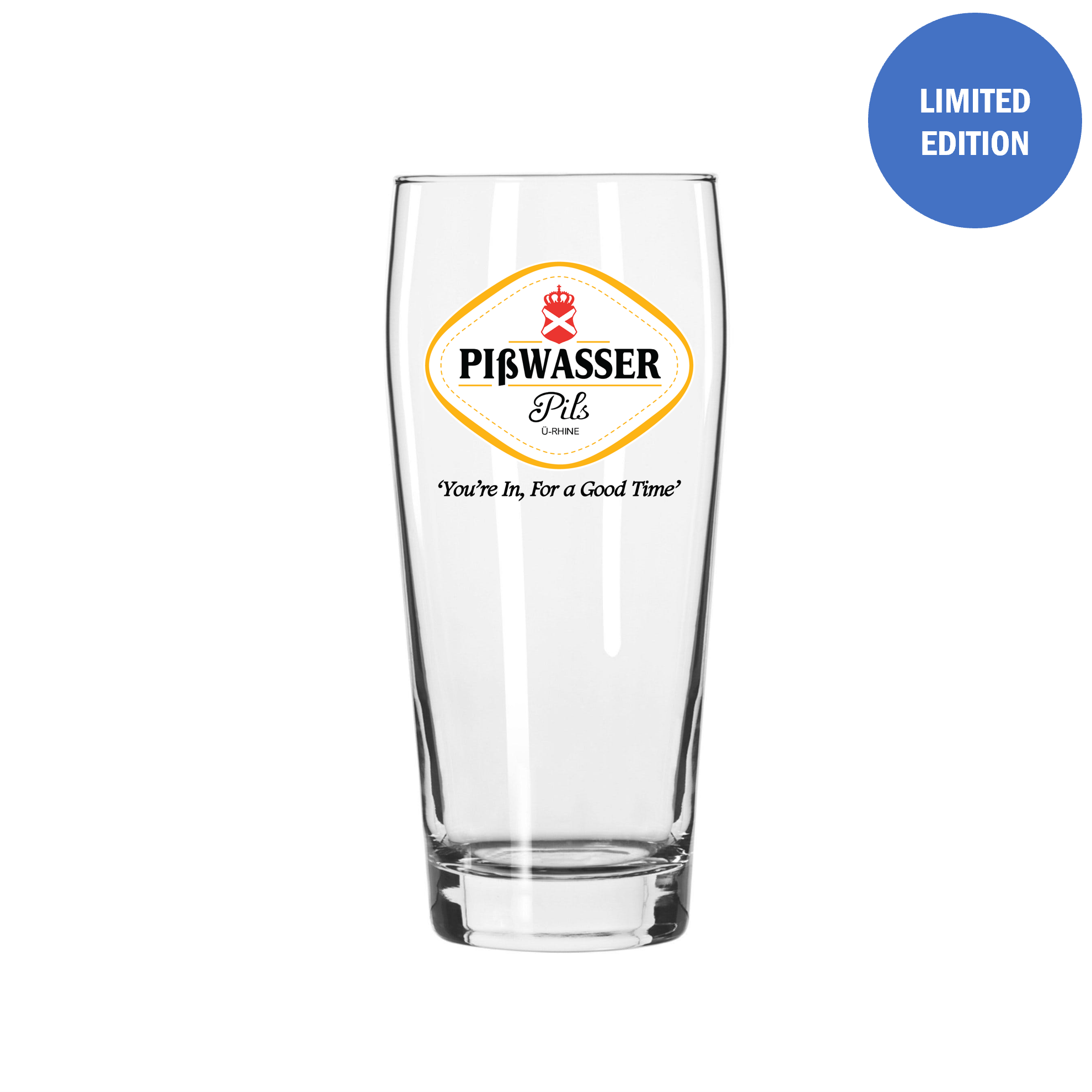 Single Product Image "Pisswasser" 16oz limited edition glass max 2pp