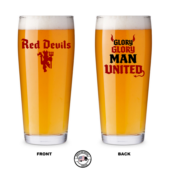 Single Product Image Thumbnail PRE ORDER "Red Devils" 16oz glass