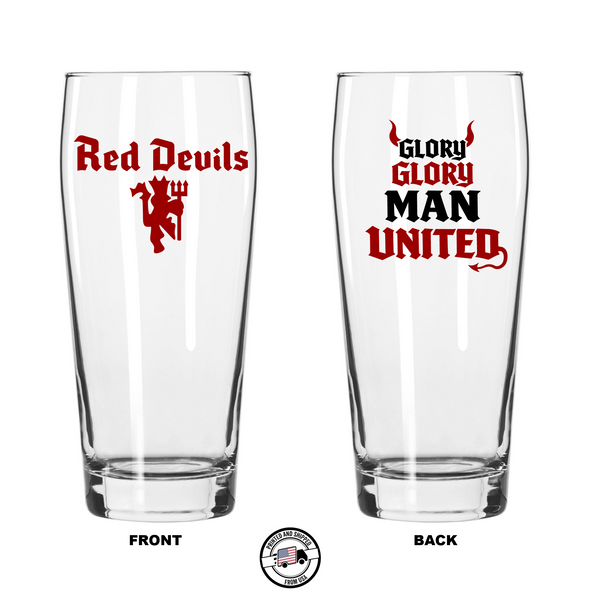 Single Product Image Thumbnail PRE ORDER "Red Devils" 16oz glass