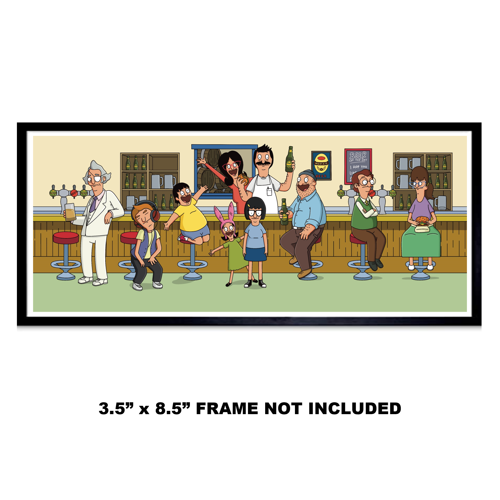Single Product Image 3.5" x 8.5" PRINT "Bob's Brewpub" (free shipping)