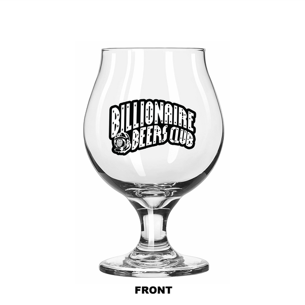 Single Product Image Thumbnail *LIMITED* “Billionaire Beers Club" 16oz Belgian glass (MAX 1PP)