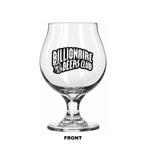 *LIMITED* “Billionaire Beers Club" 16oz Belgian glass (MAX 1PP)