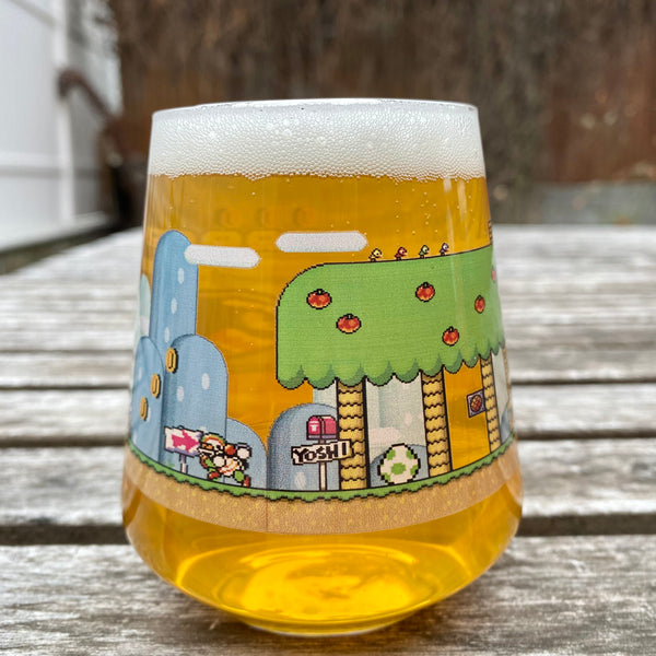 Single Product Image Thumbnail “Yoshi's Beer Battle” 14oz glass